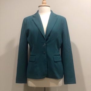 7th Avenue New York & Company Turquoise Blazer